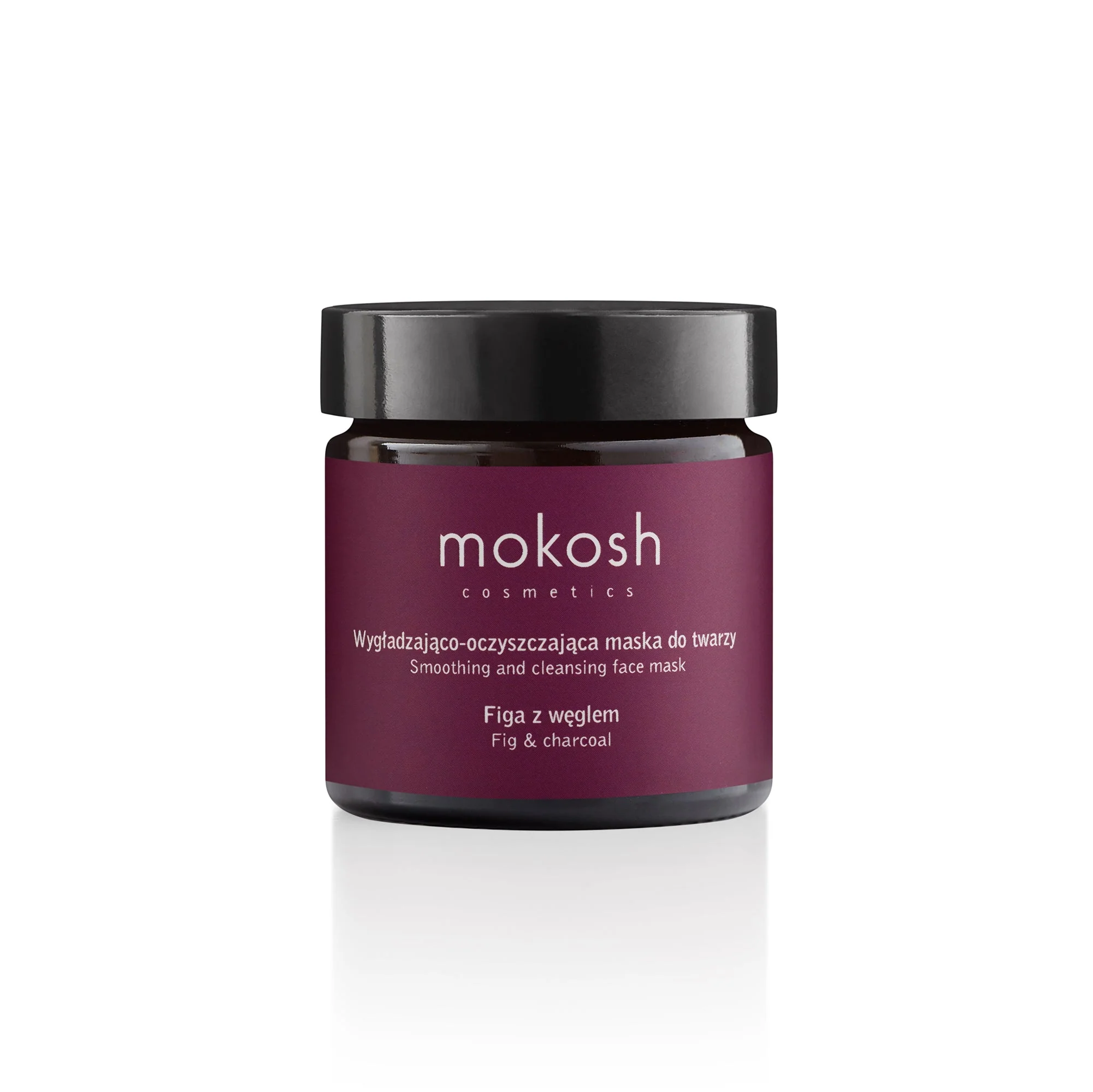 Masque visage lissant et nettoyant Figue au charbon Mokosh 60 ml