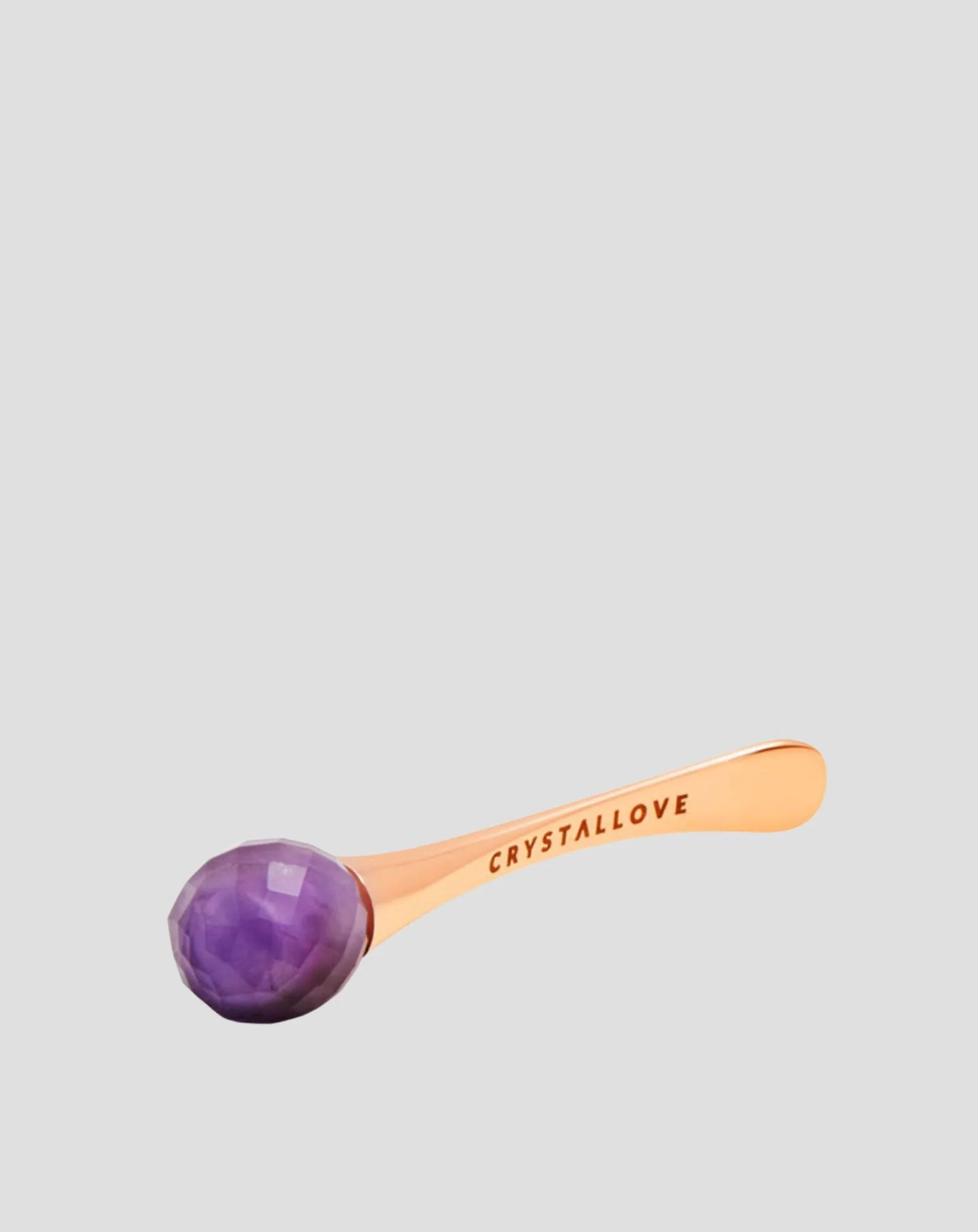 Masseur 3D pour les yeux en améthyste avec applicateur de crème Crystallove - Image 3