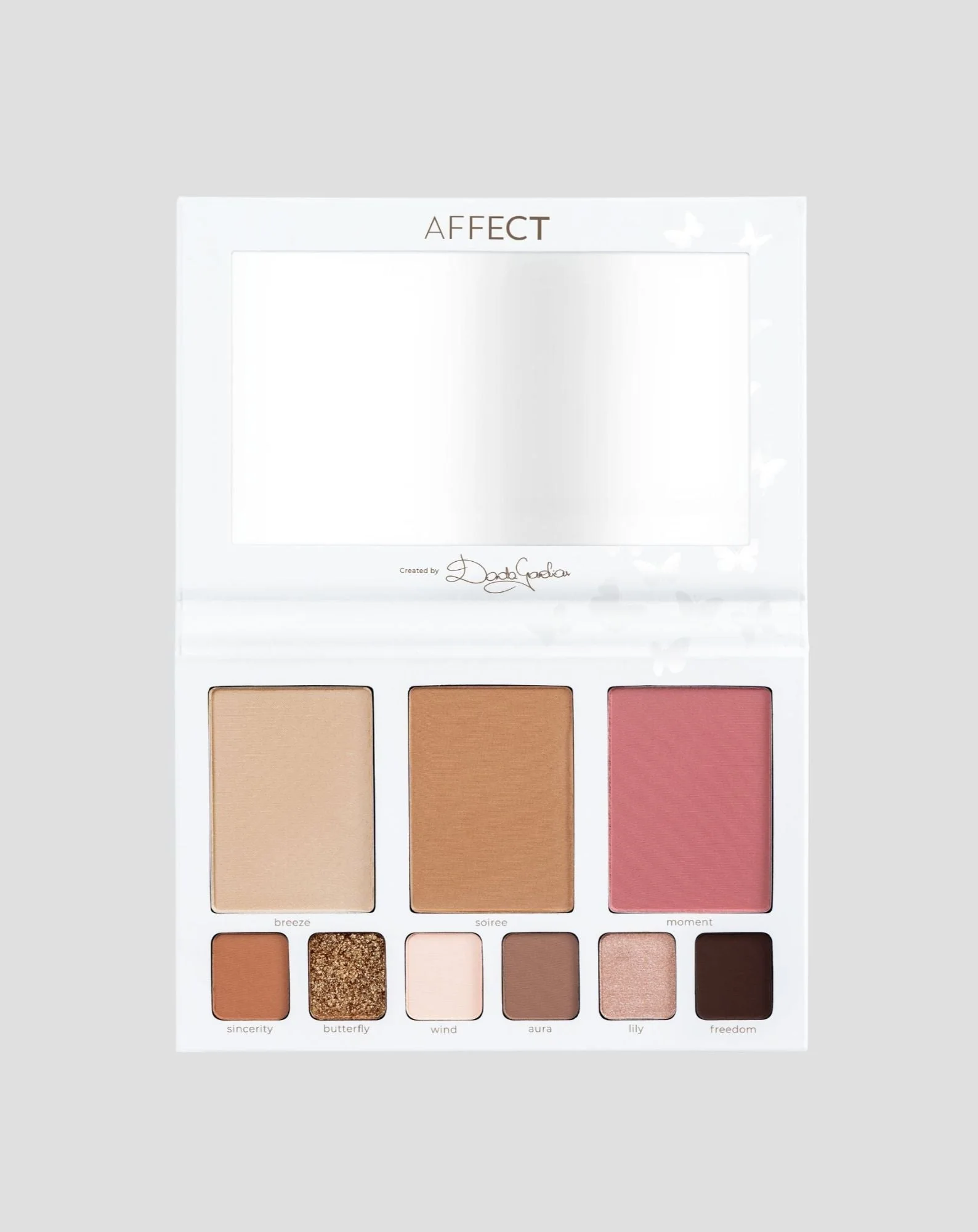 Palette de maquillage Butterfly Makeup fards à joues et bronzants Affect Professional Cosmetics - Image 3