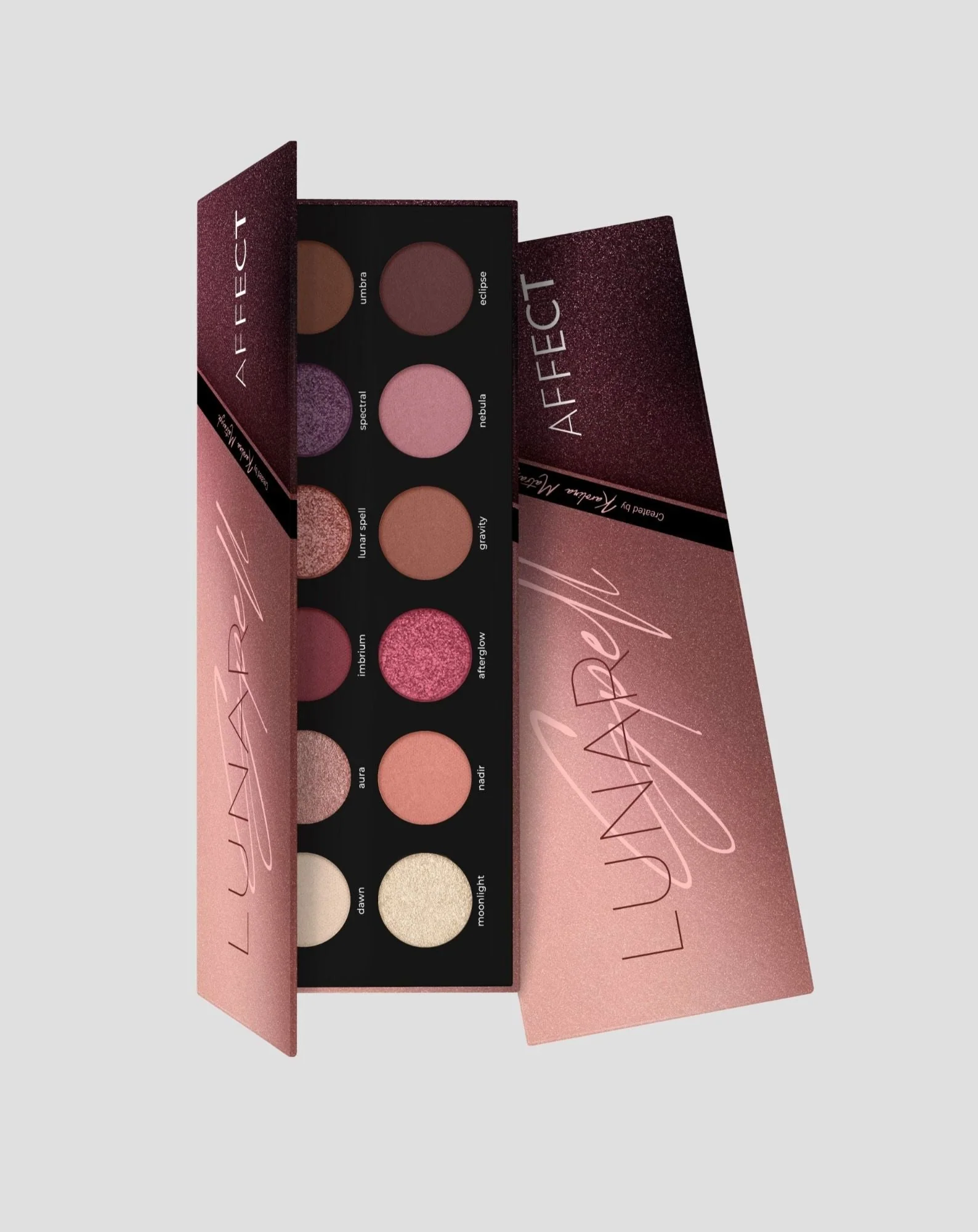 Palette d'ombres à paupières pressés Lunar Spell Affect Professional Cosmetics