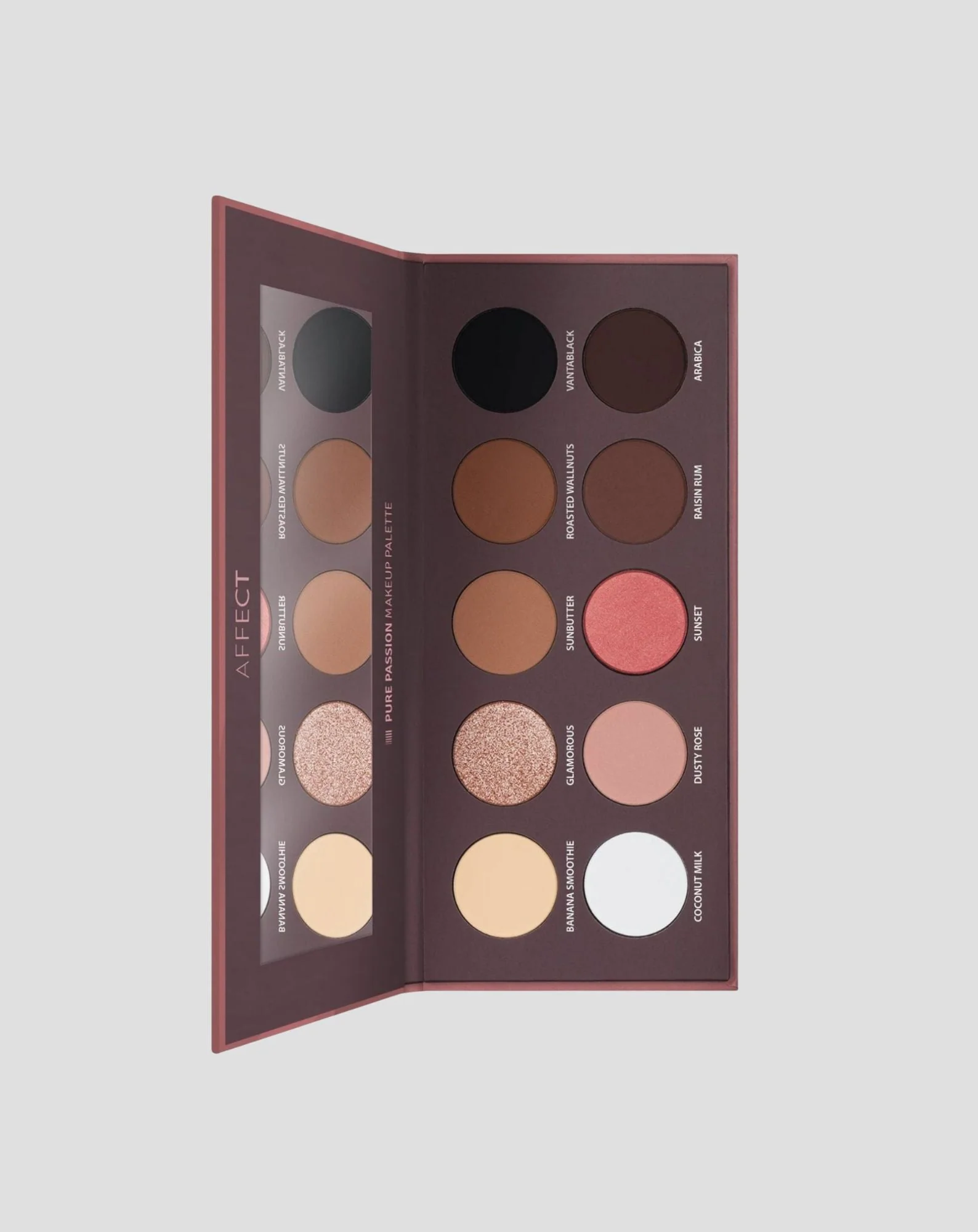 Palette d'ombres pressées longue durée Pure Passion Affect Professional Cosmetics - Image 2