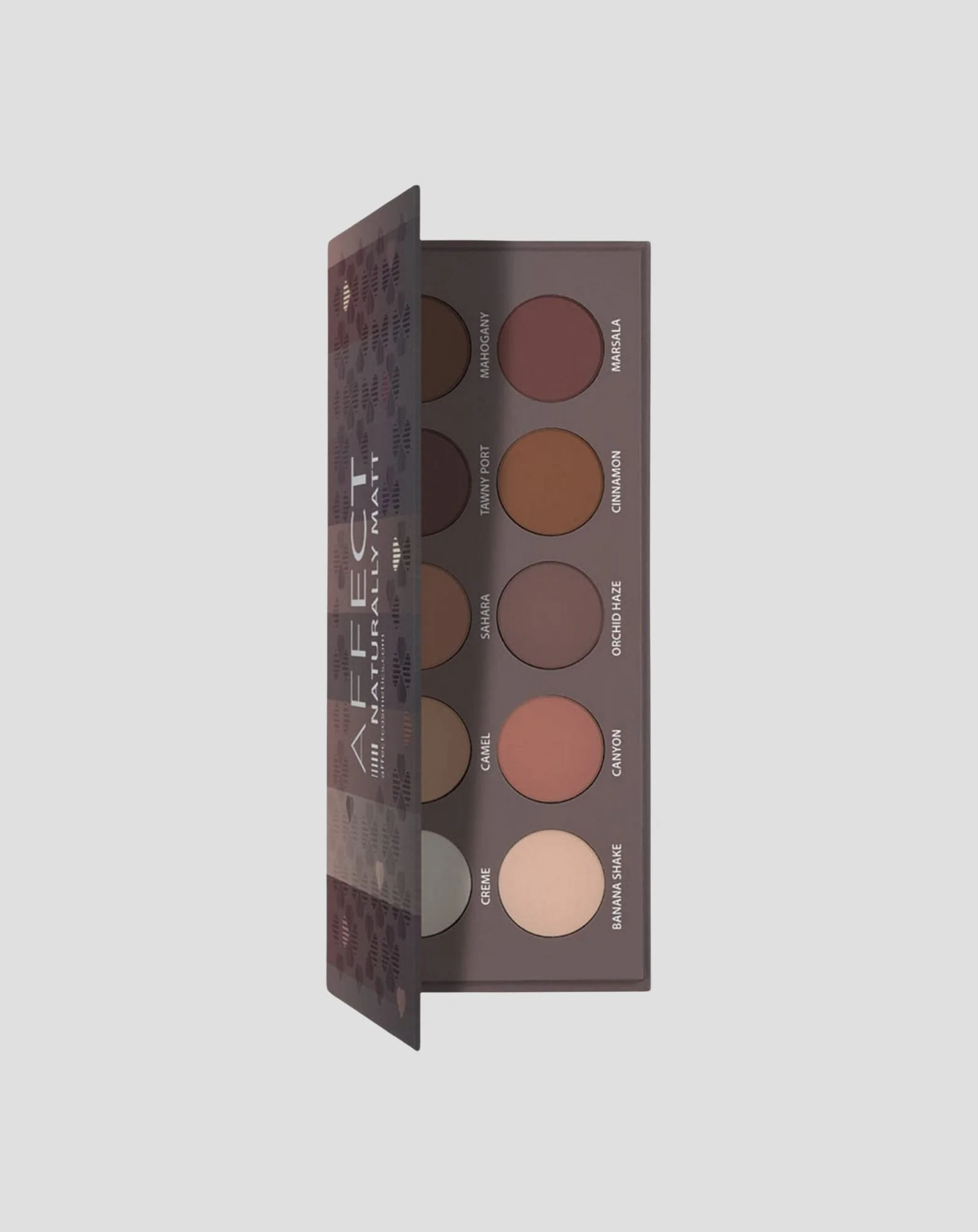 Palette d'ombres pressées Naturally Matt Pressed Eyeshadows Palette Affect Professional Cosmetics - Image 2