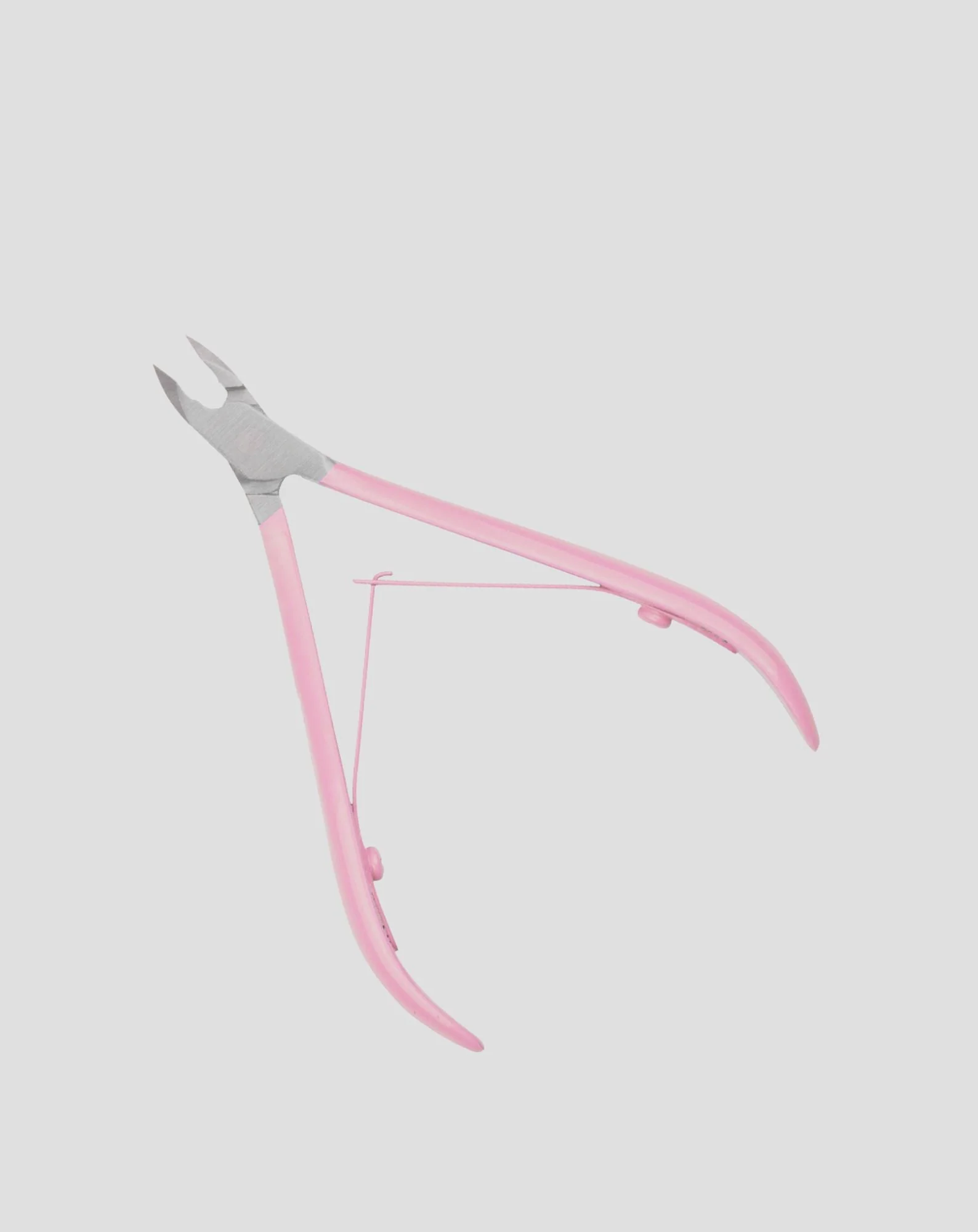 Pince à cuticules professionnelle de 5 mm avec manche rose satiné You Beauty - Image 3