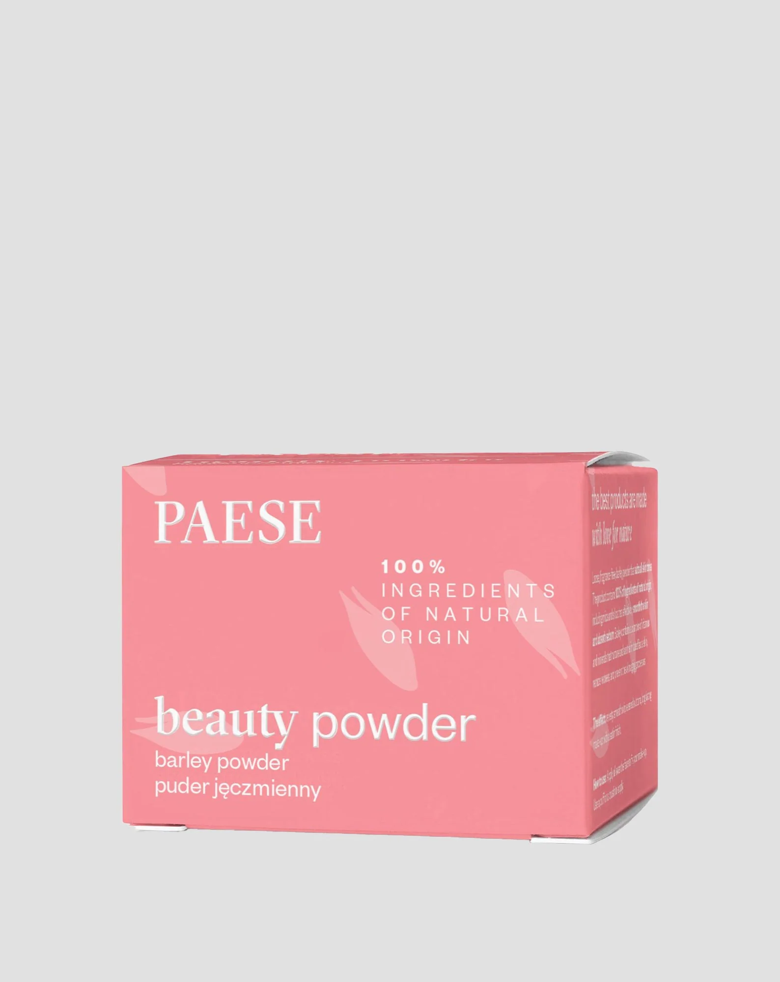 Poudre naturelle en vrac à base d'orge pour fixer et matifier le maquillage Paese - Image 4
