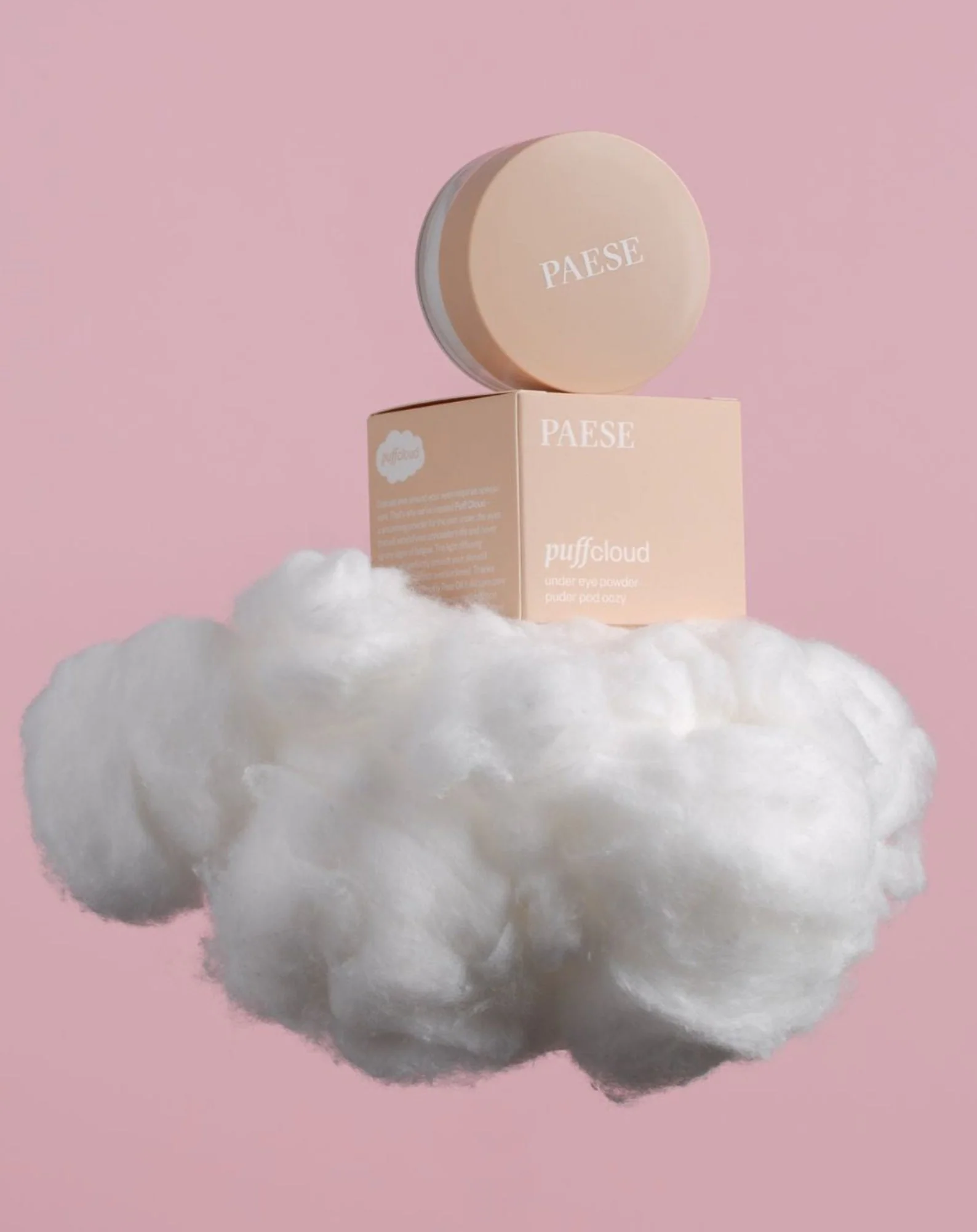 Poudre sèche pour les yeux Puff Cloud pour lisser et effacer les signes du vieillissement Paese - Image 3