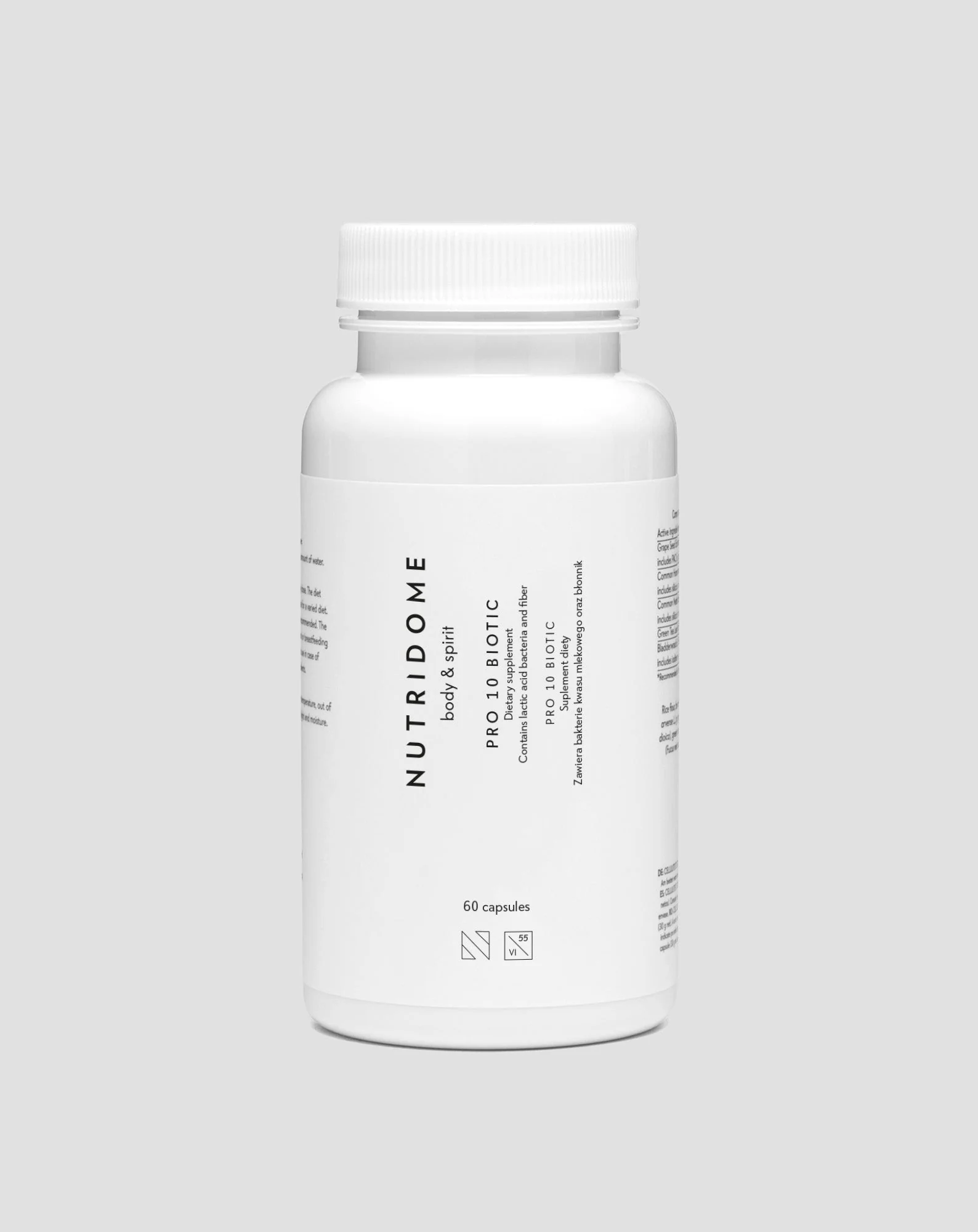 PRO 10 BIOTIC Nutridome avec bactéries lactiques - 60 gélules