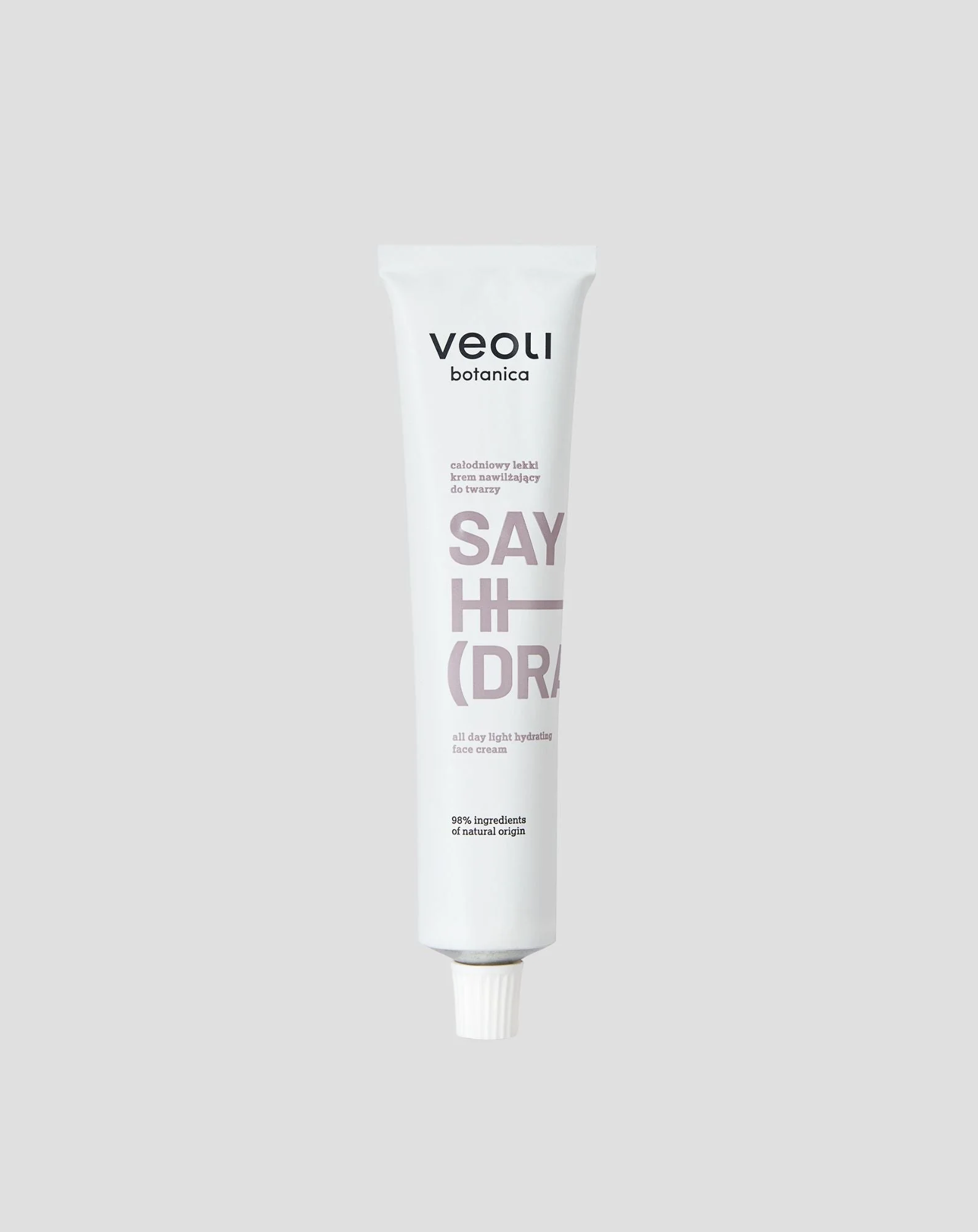 Say hi(dration) all day light facial moisturiser Veoli Botanica