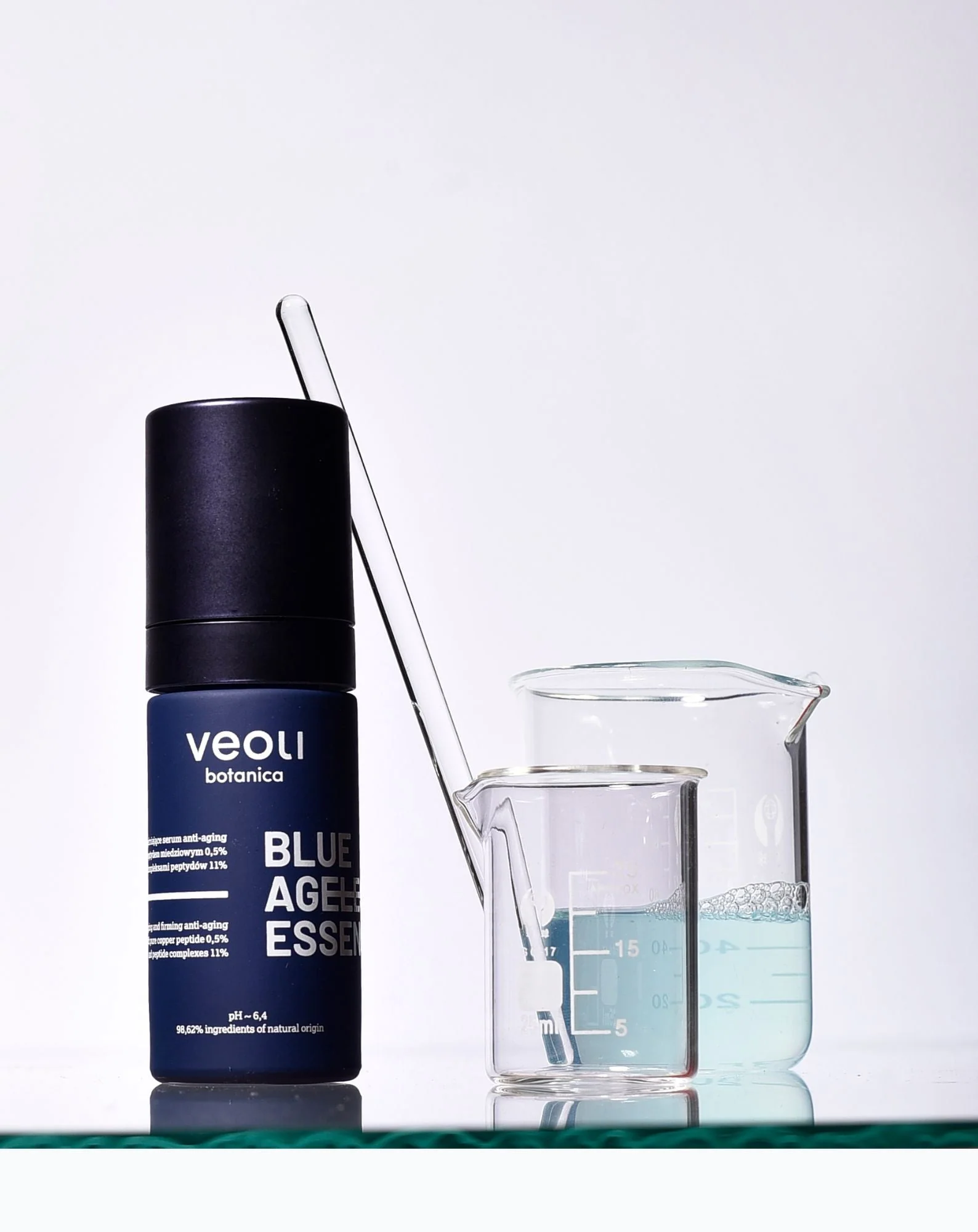 Sérum anti-âge Blue ageless essence au peptide de cuivre et aux complexes peptidiques Veoli Botanica - Image 2