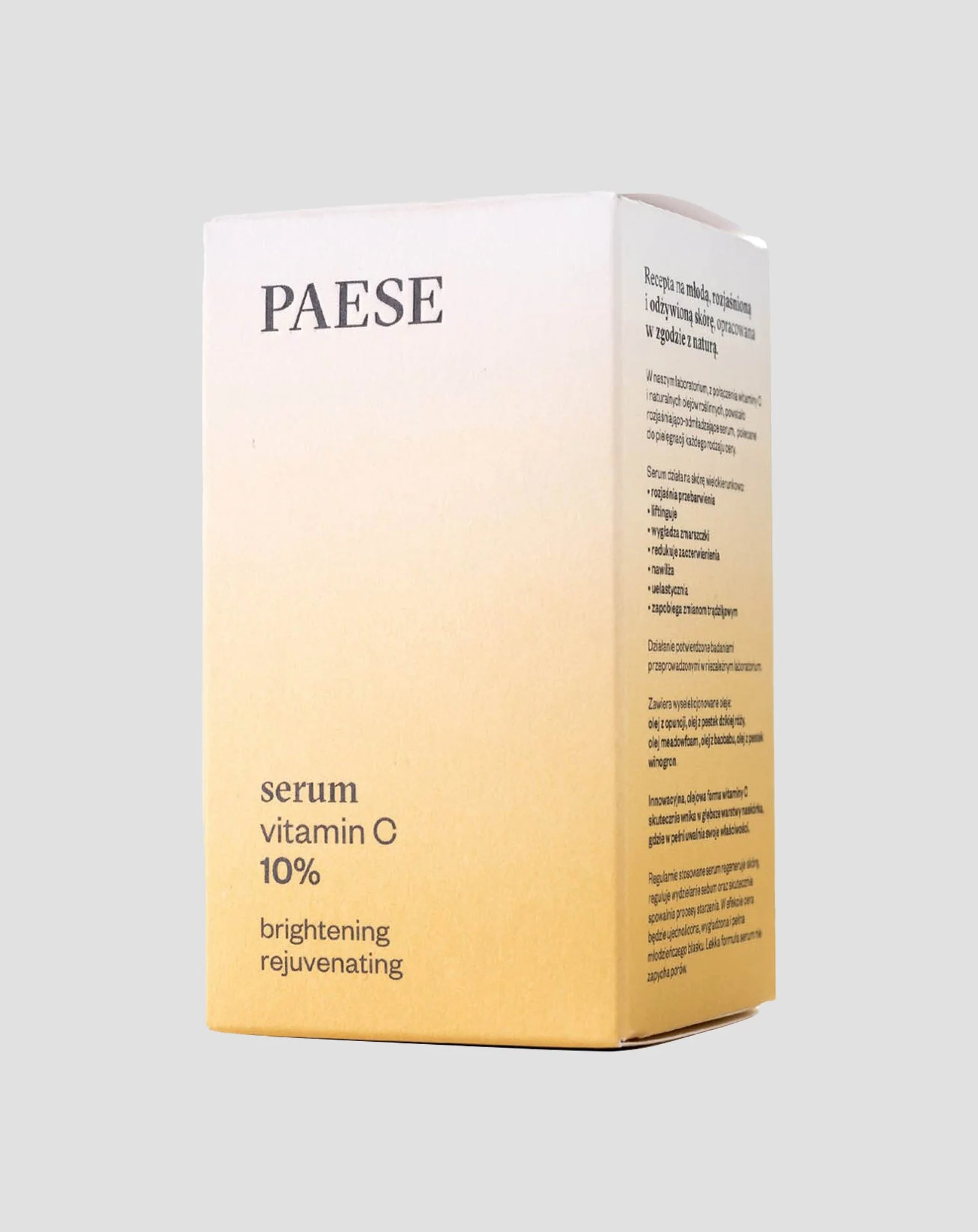 Sérum éclaircissant pour le visage à la vitamine C 10 % pour réduire les rides Paese - Image 3