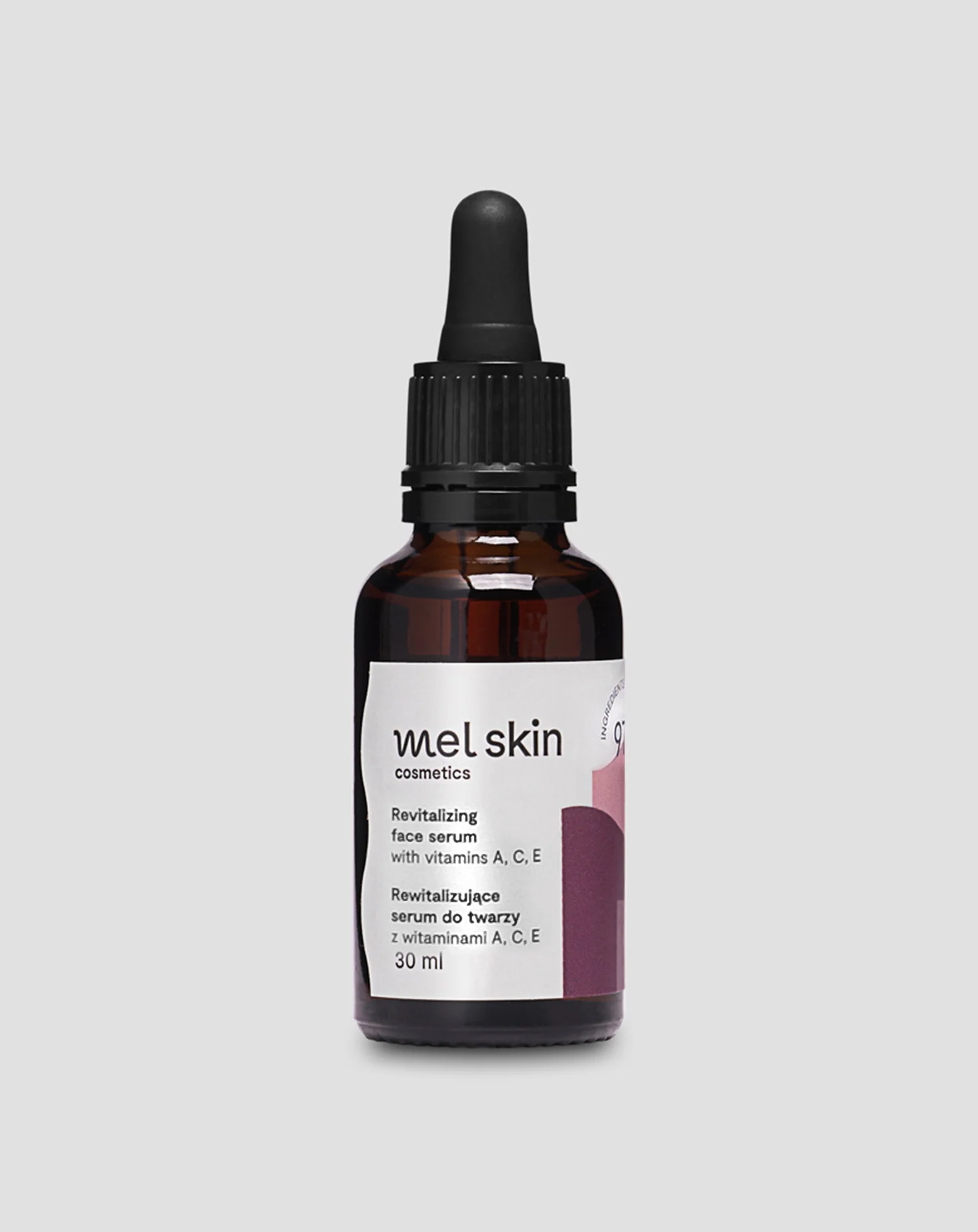 Sérum revitalisant Mel Skin pour le visage à la vitamine C, à la vitamine A et à la vitamine E