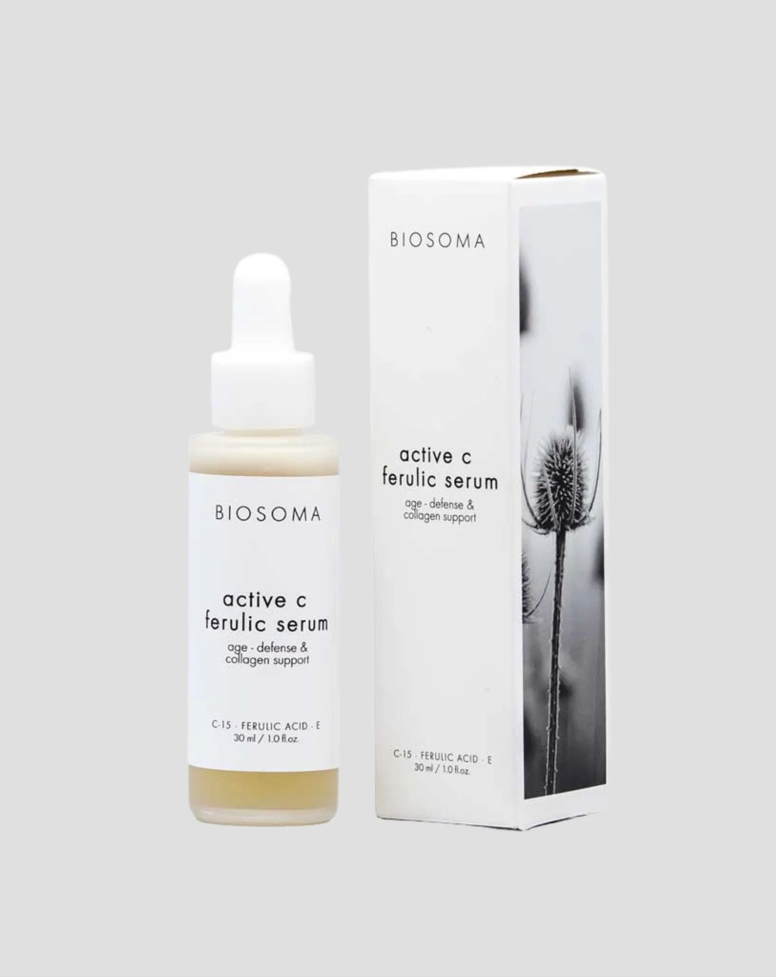 Sérum visage à la vitamine C 15 % et à la vitamine E pour éclaircir les hyperpigmentations Biosoma - Image 3