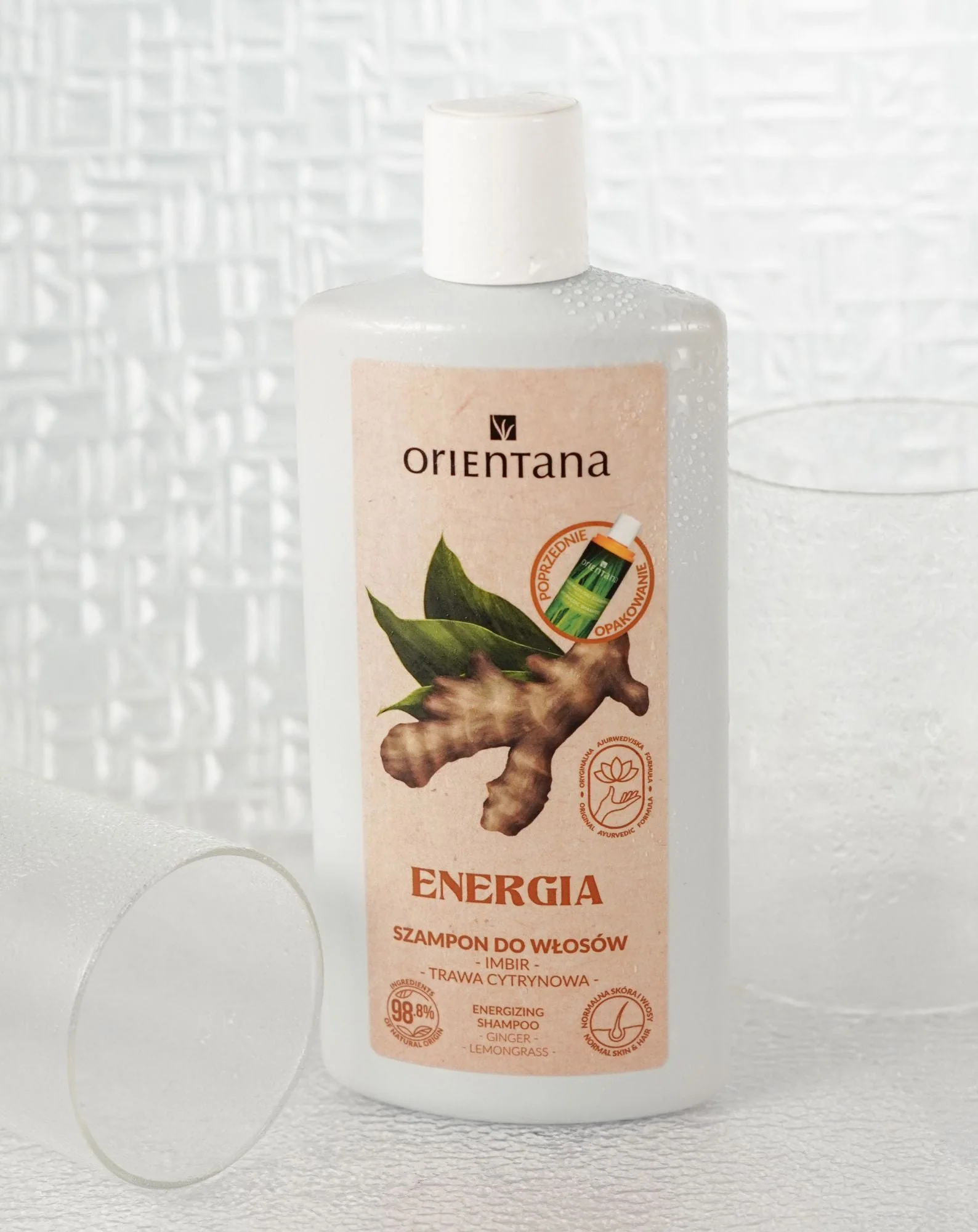 Shampooing ayurvédique au gingembre et à la citronnelle Orientana - Image 3