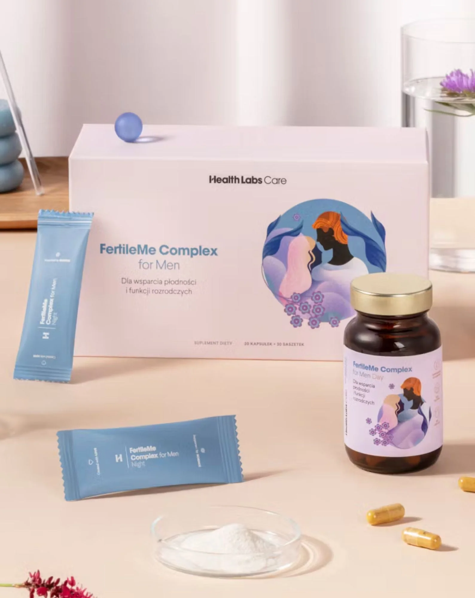 Supplément de soutien à la fertilité pour les hommes FertileMe Complex for Men Health Labs Care - Image 2