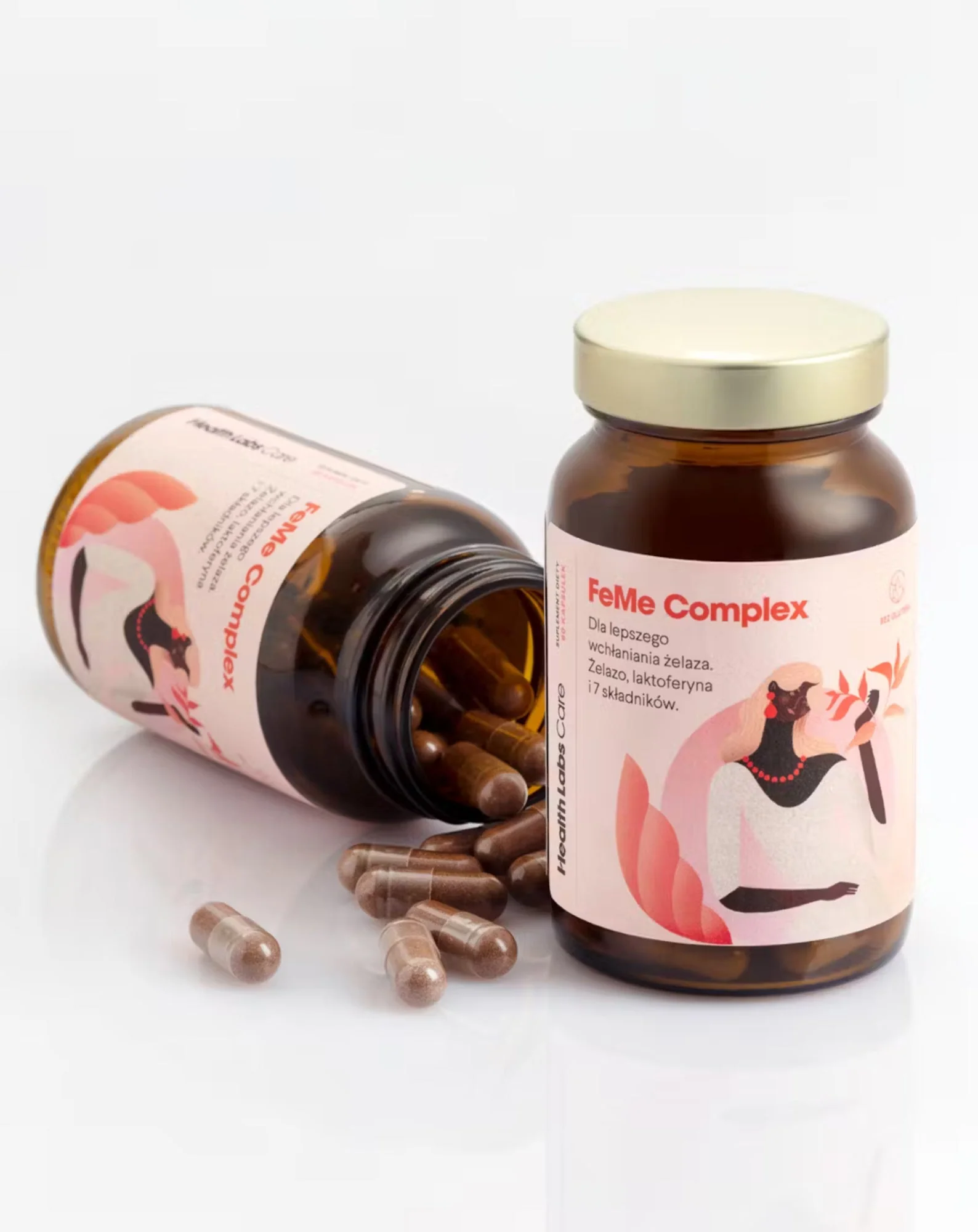 Supplément favorisant l'absorption du fer FeMe Complex Health Labs Care 60 gélules - Image 3