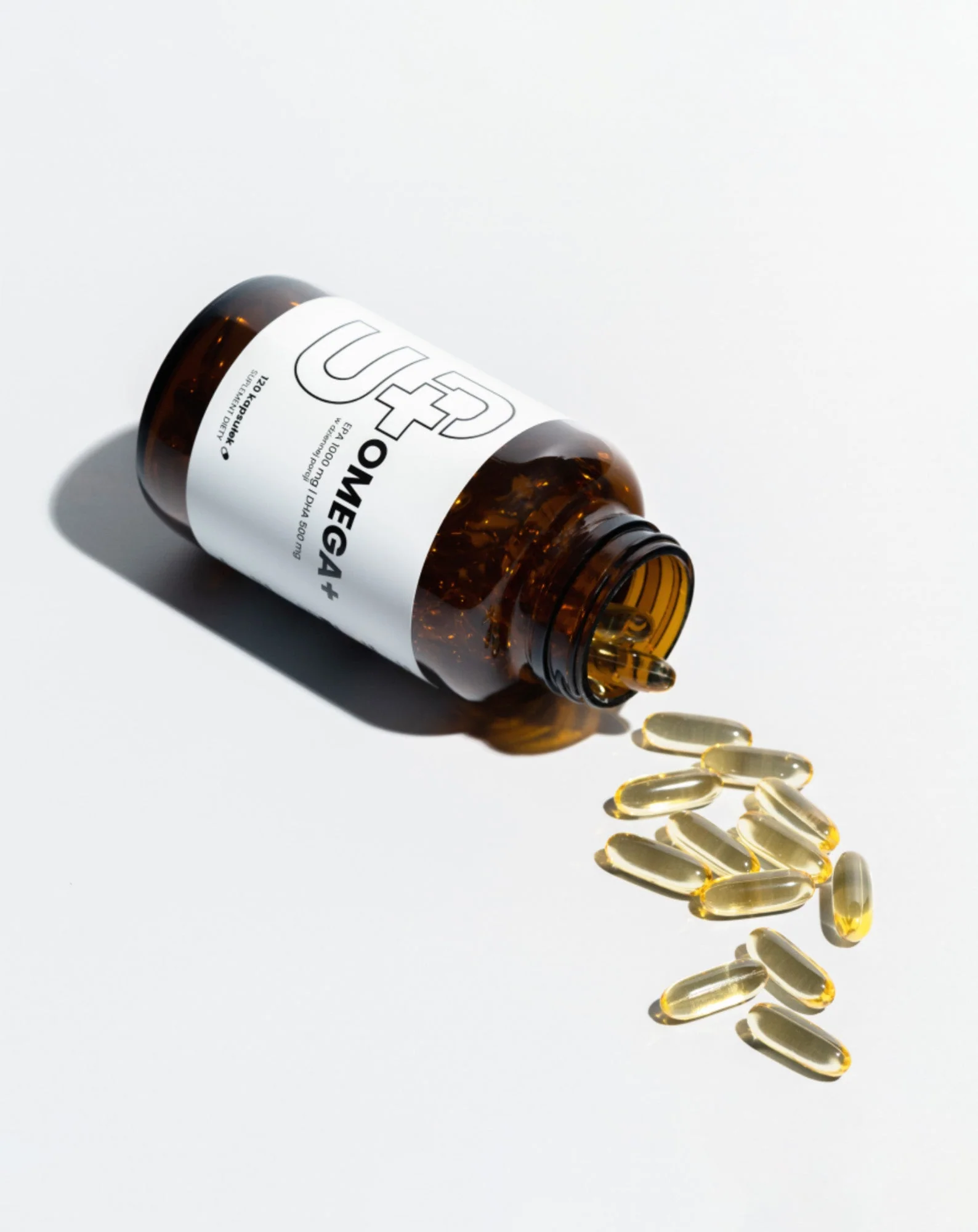 Supplément Up Oméga+ UP Acides gras insaturés oméga-3 Health Pharma 120 gélules - Image 2