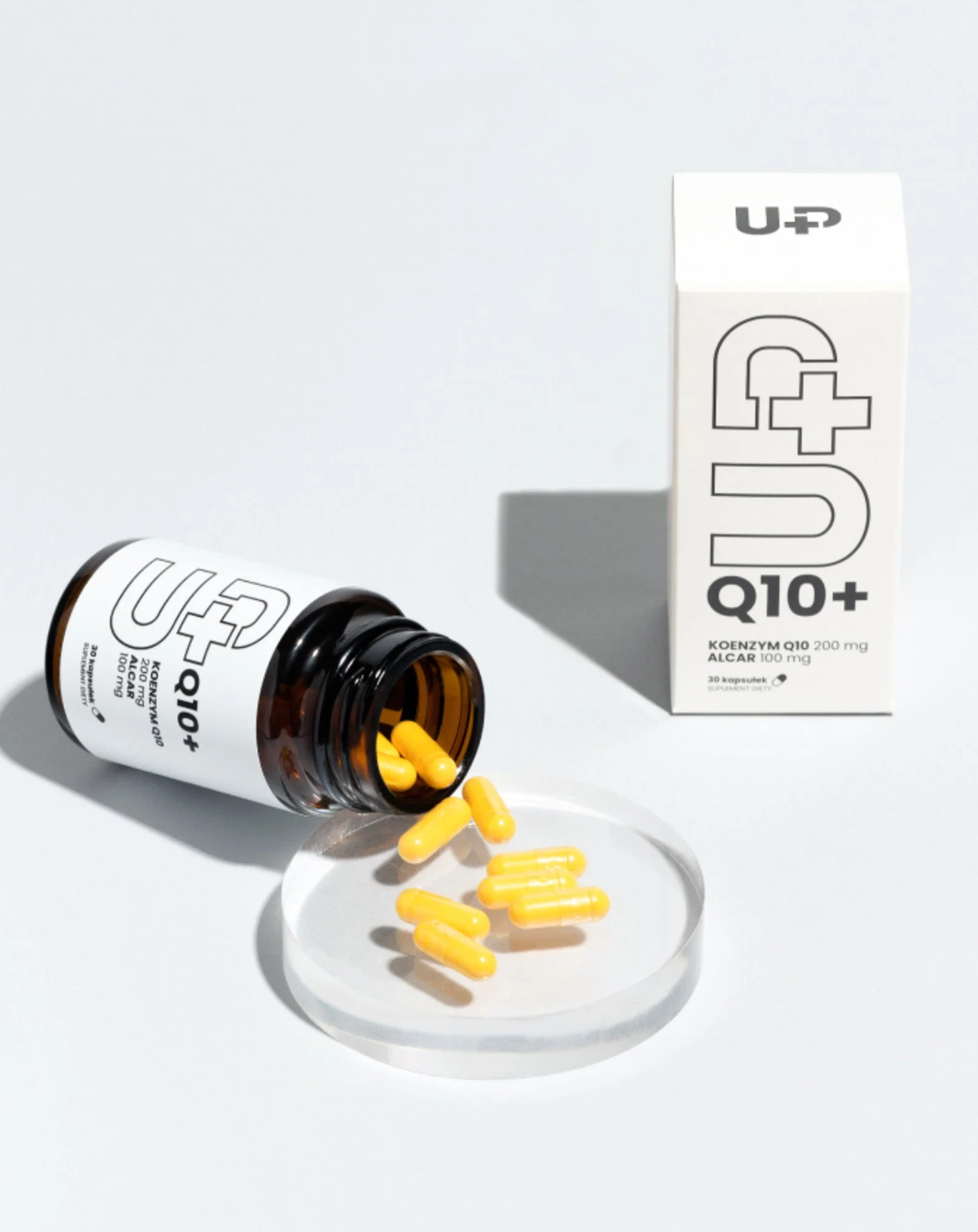 UP Q10+ Coenzyme Q10 avec Supplément d’acétyl-L-Carnitine 30 Gélules UP Health Pharma - Image 2