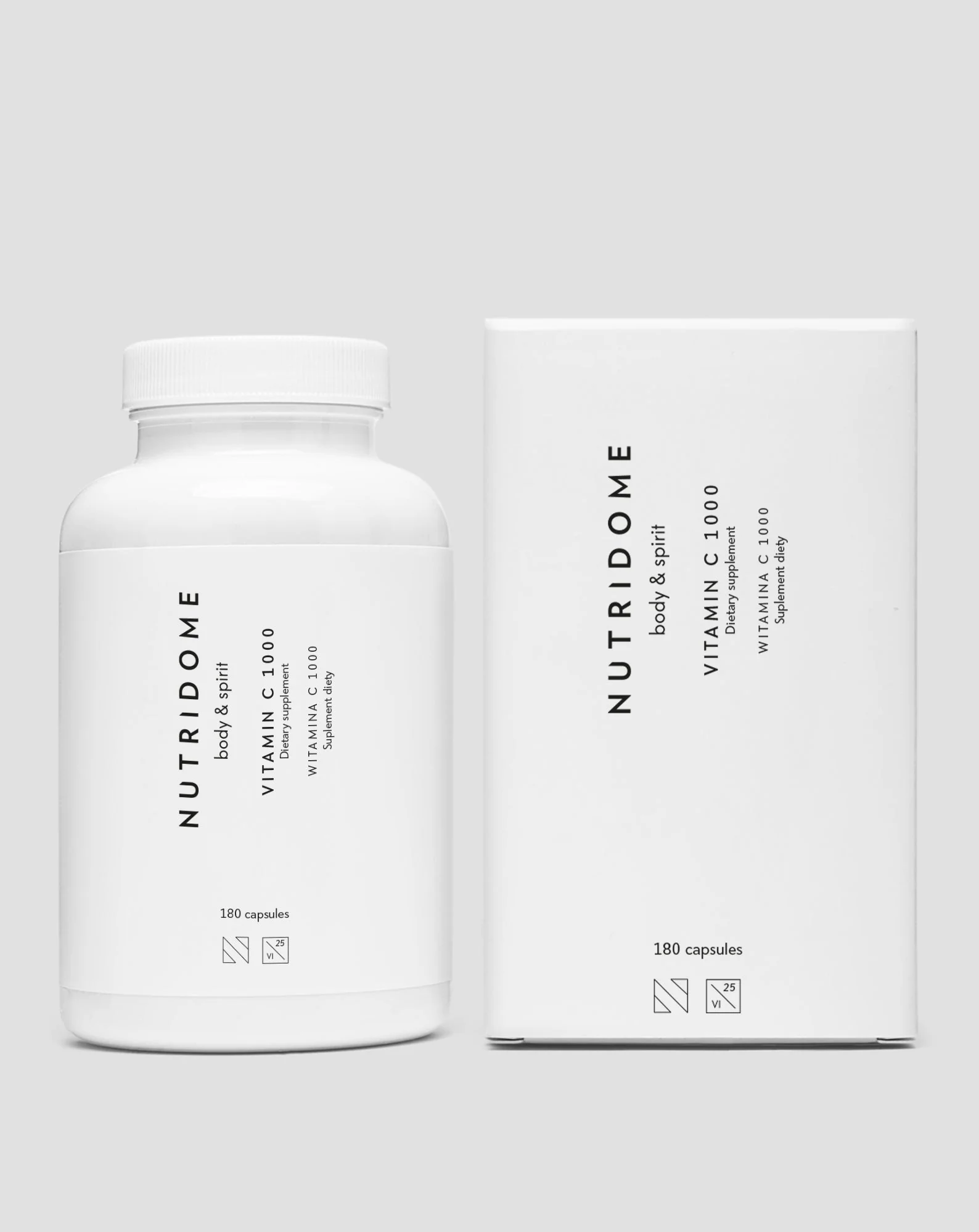 Vitamine C 1000 pour l'immunité et la synthèse du collagène Nutridome 180 gélules - Image 3