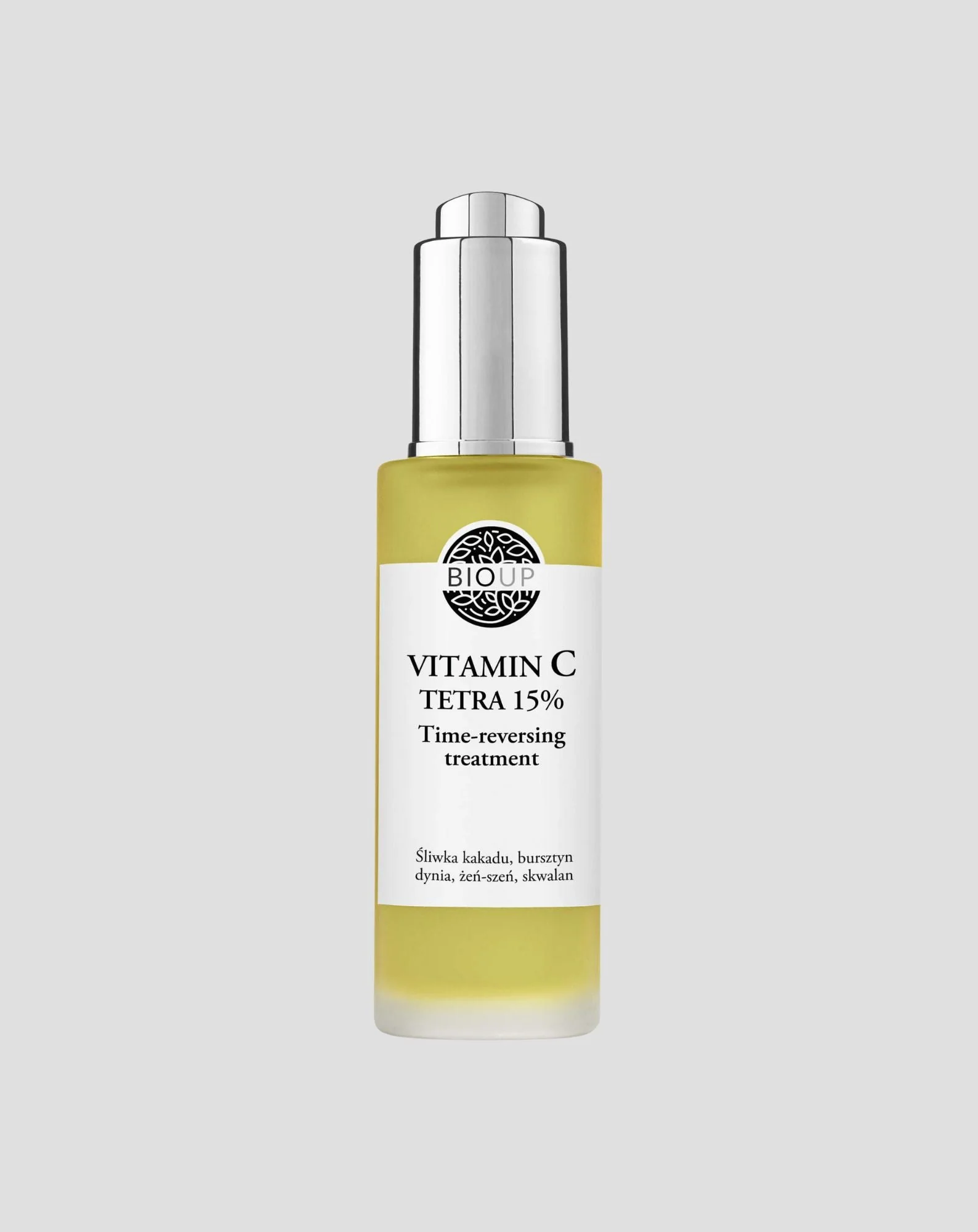 Vitamine C Tetra 15% Sérum de traitement réversible à l'ambre et au ginseng BIOUP